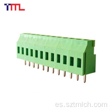 Conector de bloque Euro Terminal Terminal verde